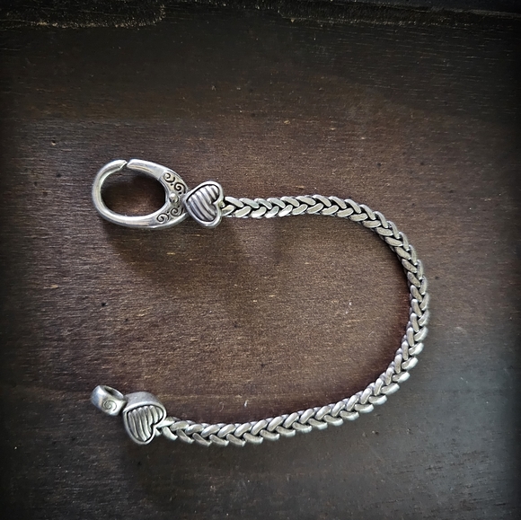 Brighton silver charm holder bracelet - Picture 1 of 6